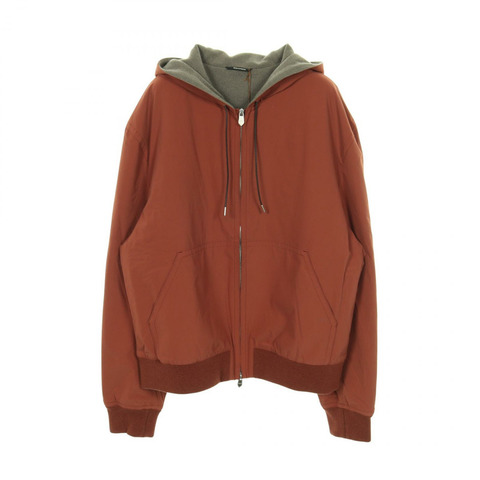 愛馬仕男士棕色尼龍短夾克，其他款式。