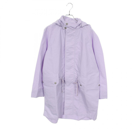 愛馬仕系列紐扣 其他外套 聚醯胺/棉 紫色 二手 女士