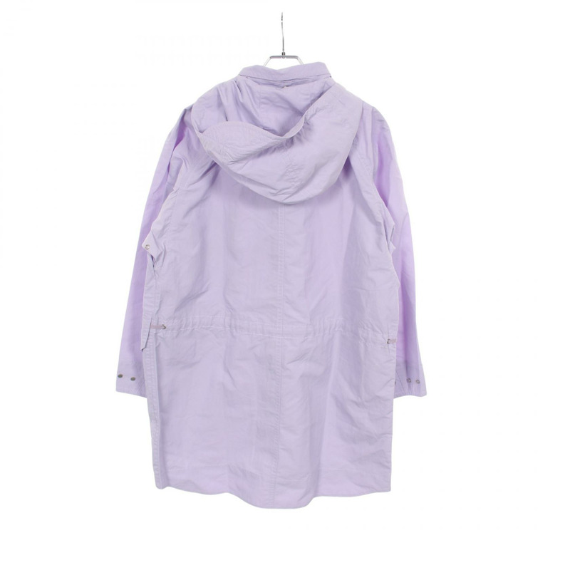 愛馬仕系列紐扣 其他外套 聚醯胺/棉 紫色 二手 女士-1
