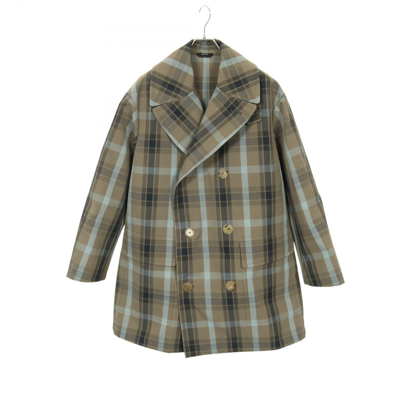 愛馬仕其他外套，聚酯纖維，綠色多色，二手男款-0