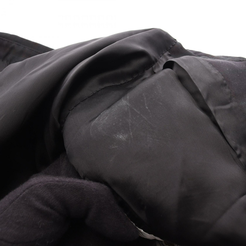 愛馬仕 (HERMES) 訂製羊毛尼龍夾克，海軍藍/綠色/黑色，二手男士52碼-5