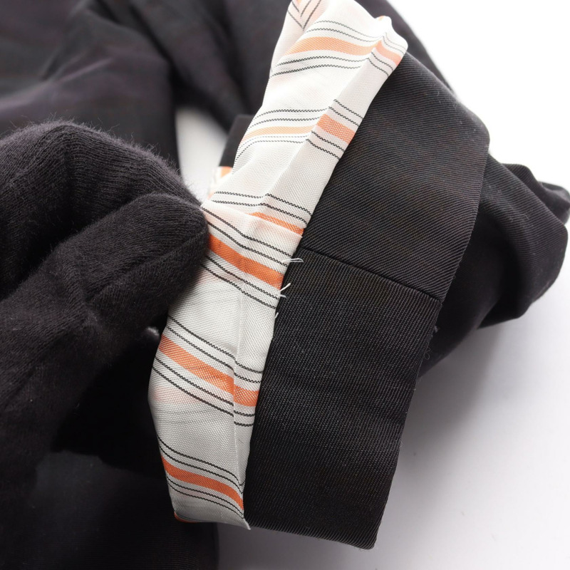 愛馬仕 (HERMES) 訂製羊毛尼龍夾克，海軍藍/綠色/黑色，二手男士52碼-7