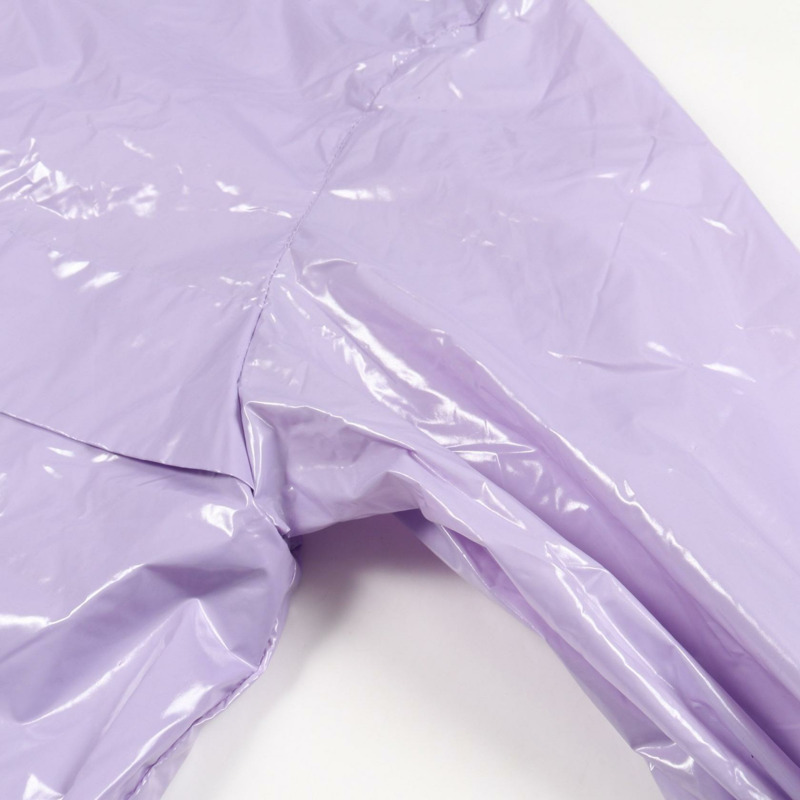 愛馬仕 Serie 紐扣拉鍊外套 Blouson #48 尼龍紫色二手男款-7