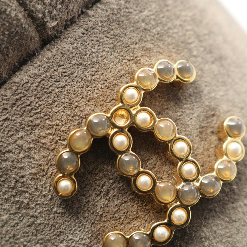 香奈兒 COCO 標誌短靴 #40 G45901 麂皮灰黑色二手 CC-7