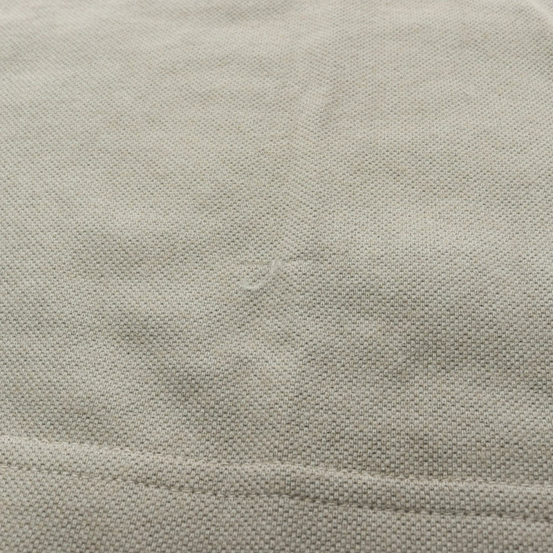 愛馬仕 Polo 衫，棉羊絨混紡，卡其色，二手，男士 S 碼-5