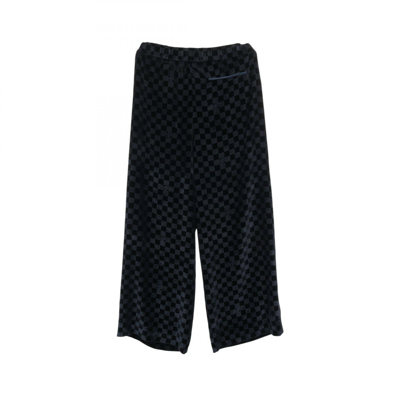 路易威登 Damier 長褲 #50 RM251MF JWM HSFP2W 人造絲海軍藍 二手男裝-1