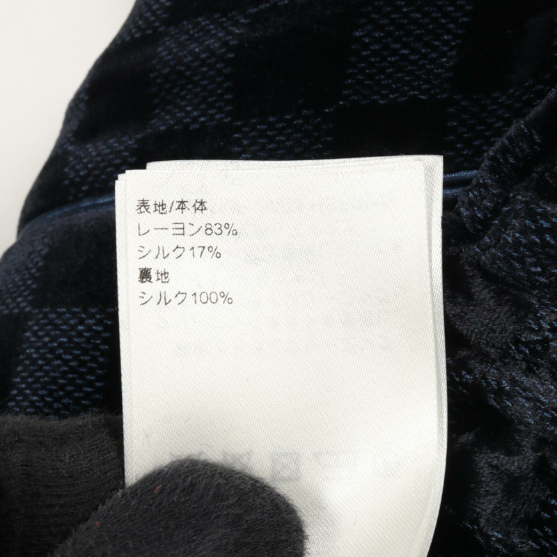 路易威登 Damier 長褲 #50 RM251MF JWM HSFP2W 人造絲海軍藍 二手男裝-3