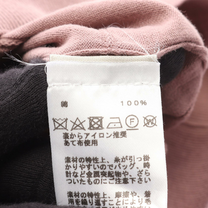 愛馬仕男士粉紅棉質針織毛衣，二手，M碼-3