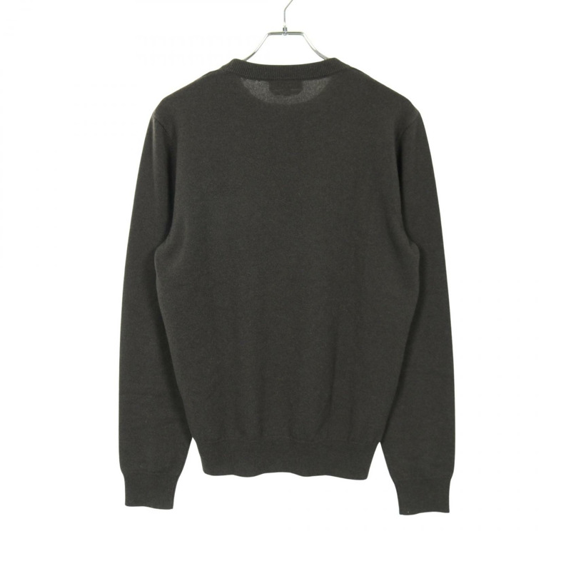 愛馬仕針織羊絨衫 灰色 黑色 白色 白色 #S 二手 男款-1