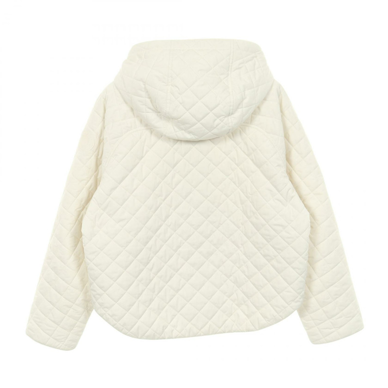 愛馬仕 Clou de Selle Semis 絎縫夾克 其他款式 聚酯纖維 白色 二手 女款-1