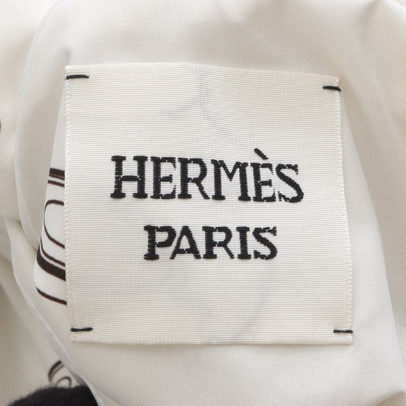 愛馬仕 Clou de Selle Semis 絎縫夾克 其他款式 聚酯纖維 白色 二手 女款-3