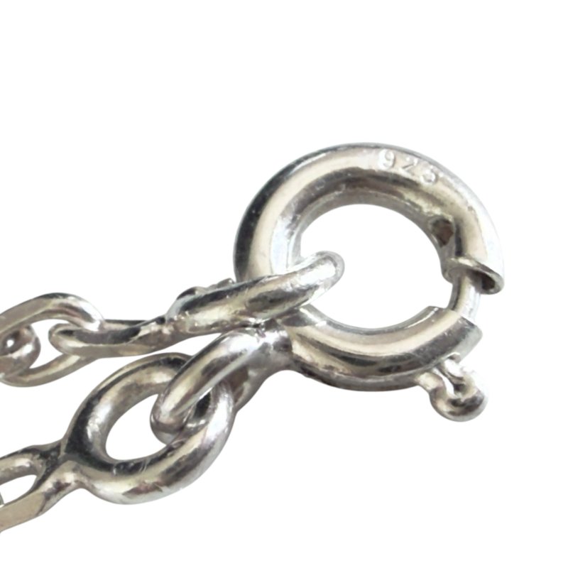 HERMES Eclipse Evelyne 18K金配925純銀 頸鏈-10