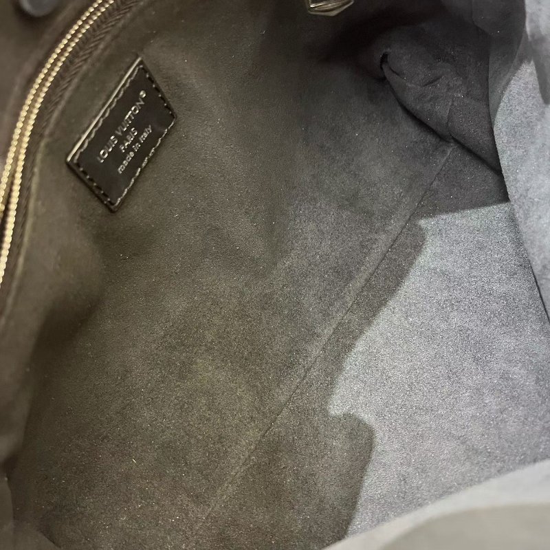 芯片款 路易威登/Louis Vuitton  芯片款Carryall BB黑武士羊皮鏈條包-10