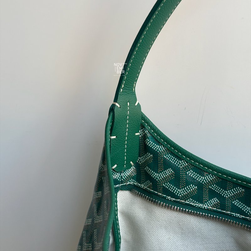 閒置新有購證🙌🏻 Goyard 戈雅 Hobo 綠色-2