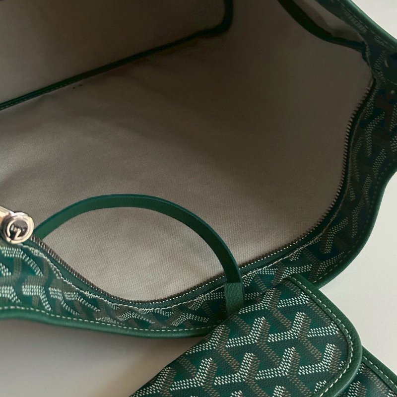 閒置新有購證🙌🏻 Goyard 戈雅 Hobo 綠色-12