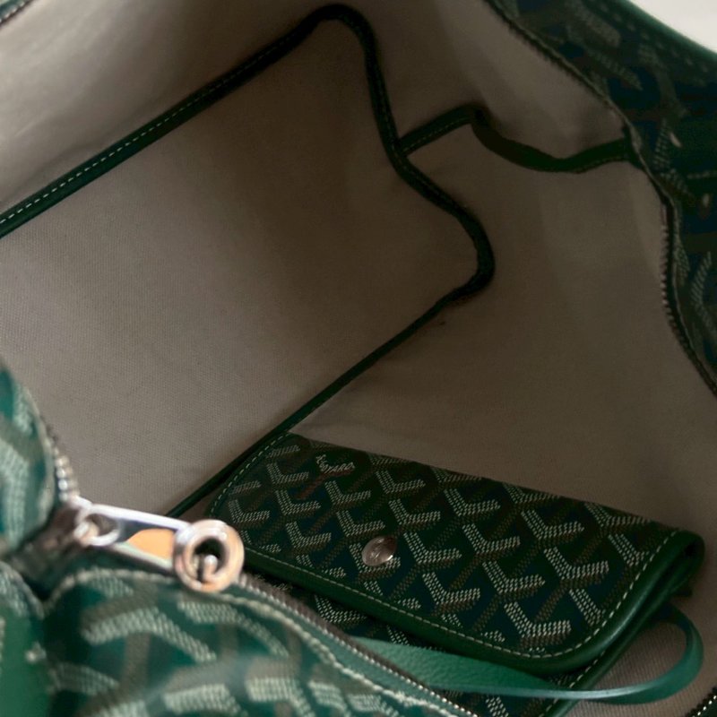 閒置新有購證🙌🏻 Goyard 戈雅 Hobo 綠色-13