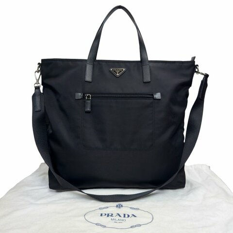 PRADA 三角標 2用袋