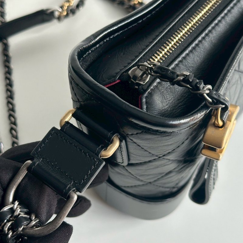 98新 🖤保卡款 Chanel 香奈兒 流浪包小號-12