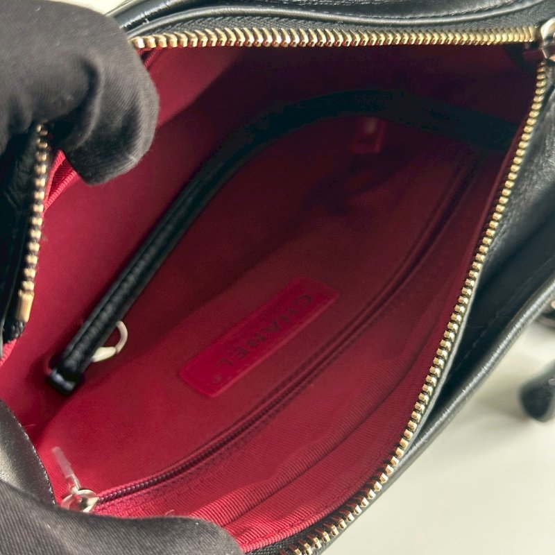 98新 🖤保卡款 Chanel 香奈兒 流浪包小號-13