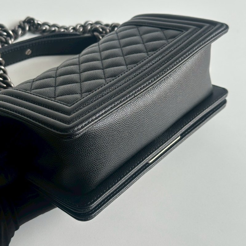 閒置新🖤全配有購證🙌🏻 Chanel 香奈兒 Le Boy 20 黑銀-12