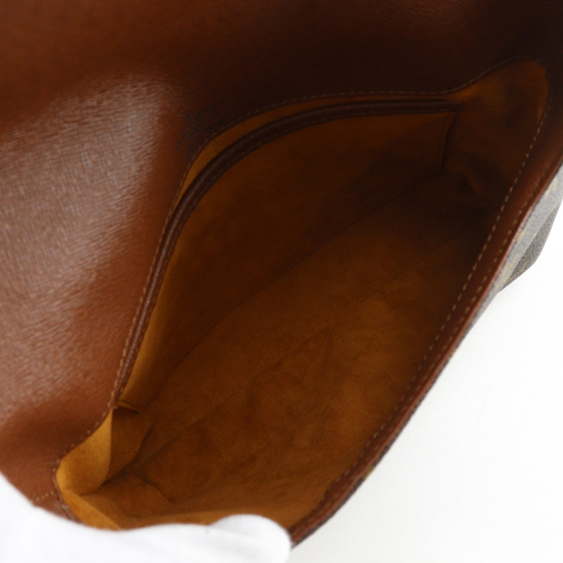 路易威登 Musette Tango 單肩包,短包 M51257,Monogram 帆布,2000 年款,棕色,SP0010,A5,磁扣,女士款-5