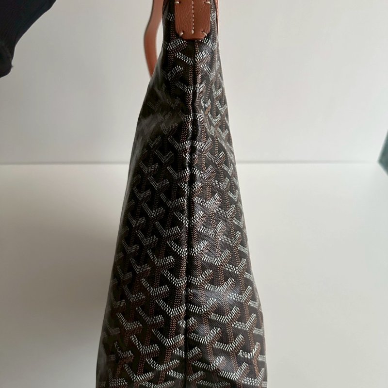 閒置新🤎 Goyard 戈雅 Hobo 棕 (手繪黃色愛心)-12