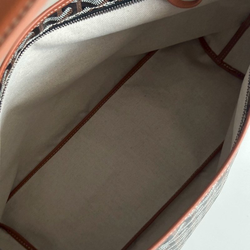 閒置新🤎 Goyard 戈雅 Hobo 棕 (手繪黃色愛心)-15