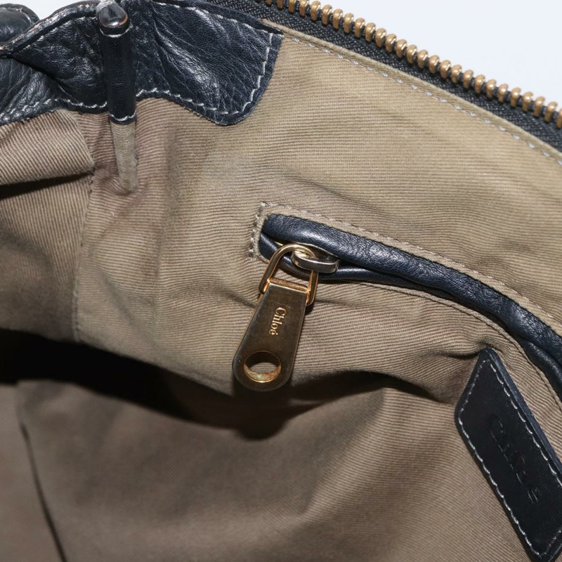 【日本直送】Chloe Mercy 手提包 皮革 兩用 黑色 金色 正品 166182-21