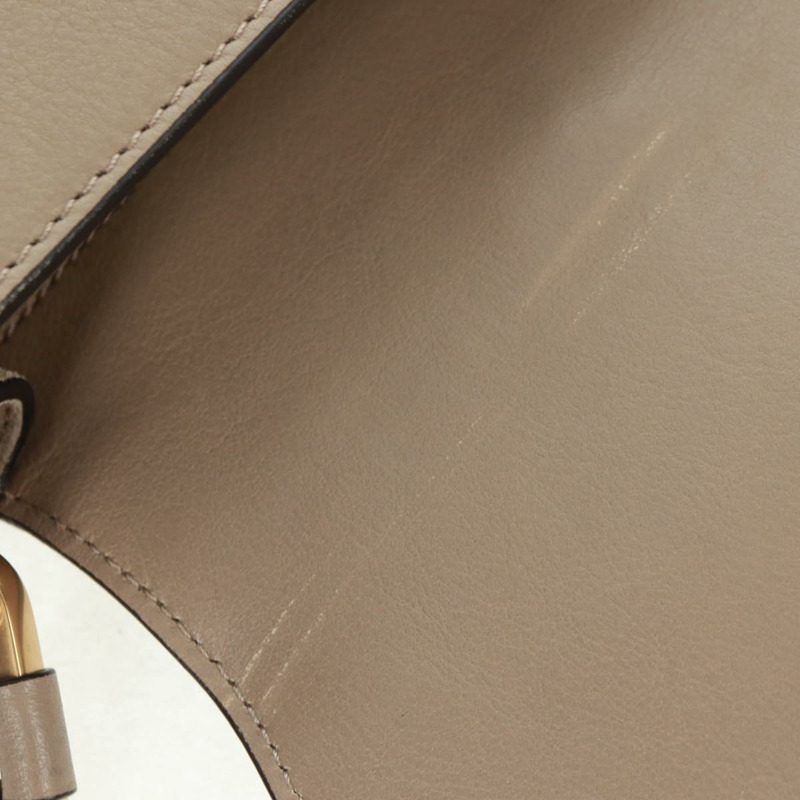 【日本直送】Chloe Nile 手提包 皮革 兩用 米色 金色 正品 169017V-8