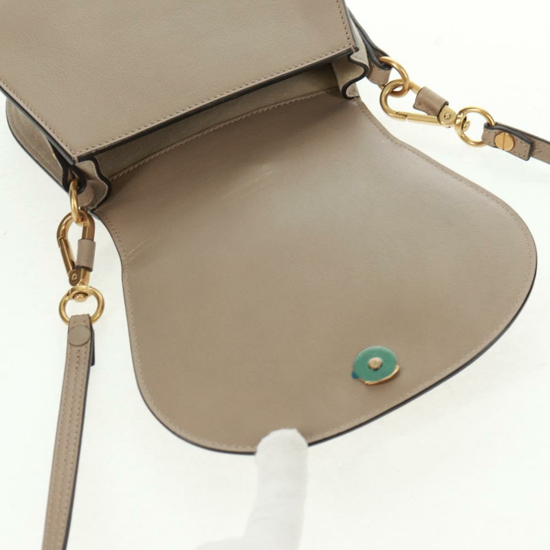 【日本直送】Chloe Nile 手提包 皮革 兩用 米色 金色 正品 169017V-20