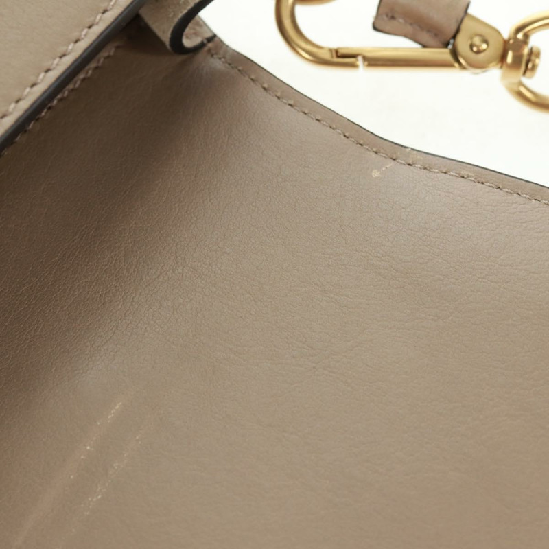 【日本直送】Chloe Nile 手提包 皮革 兩用 米色 金色 正品 169017V-21