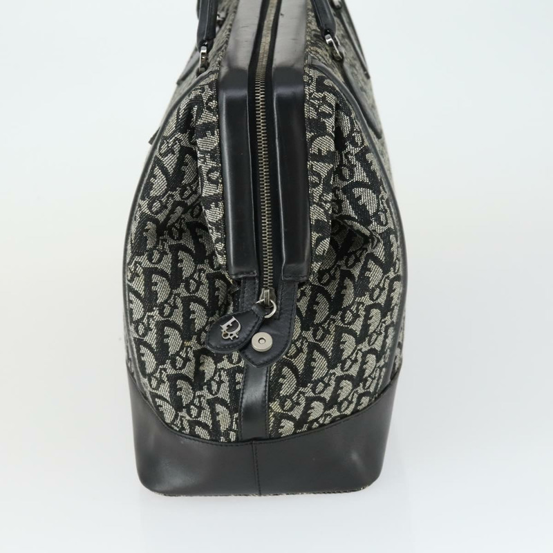 【日本直送】Christian Dior Trotter帆布波士頓包 黑色銀色 正品 ka2203V-3