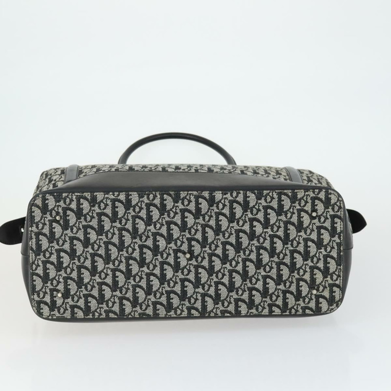 【日本直送】Christian Dior Trotter帆布波士頓包 黑色銀色 正品 ka2203V-4