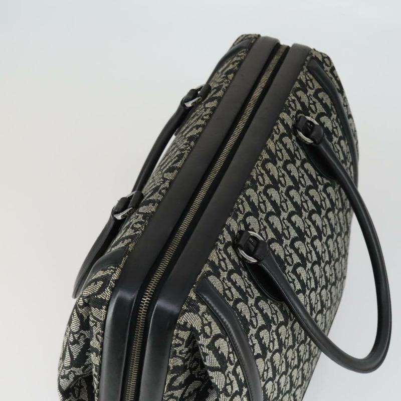 【日本直送】Christian Dior Trotter帆布波士頓包 黑色銀色 正品 ka2203V-5