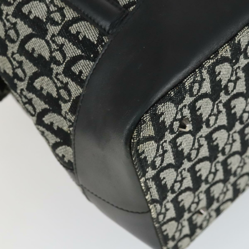 【日本直送】Christian Dior Trotter帆布波士頓包 黑色銀色 正品 ka2203V-14