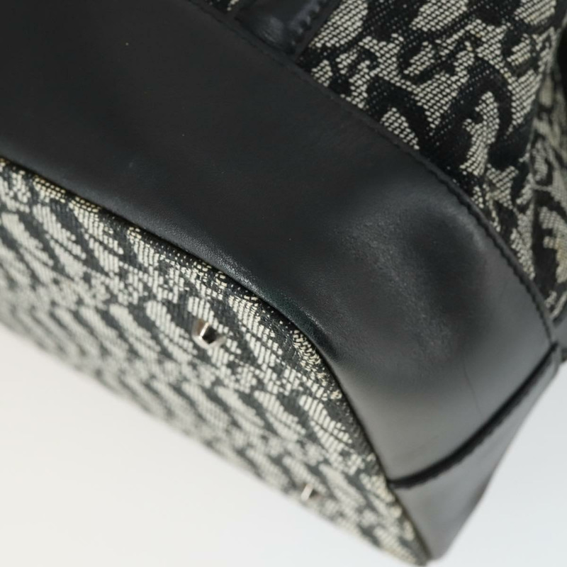 【日本直送】Christian Dior Trotter帆布波士頓包 黑色銀色 正品 ka2203V-15