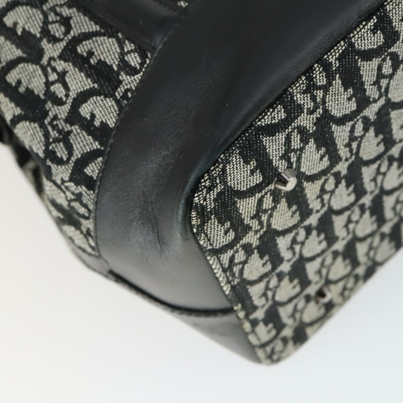 【日本直送】Christian Dior Trotter帆布波士頓包 黑色銀色 正品 ka2203V-16