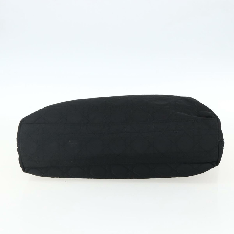 【日本直送】Christian Dior Lady Dior 手提包 尼龍 黑色 銀色 正品 ep13131-4