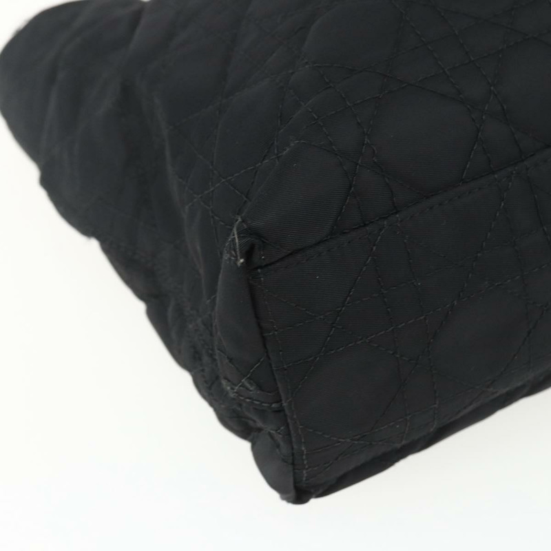 【日本直送】Christian Dior Lady Dior 手提包 尼龍 黑色 銀色 正品 ep13131-13