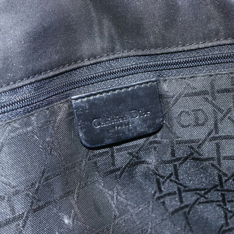 【日本直送】Christian Dior Lady Dior 手提包 尼龍 黑色 銀色 正品 ep13131-16