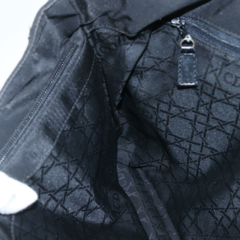 【日本直送】Christian Dior Lady Dior 手提包 尼龍 黑色 銀色 正品 ep13131-19