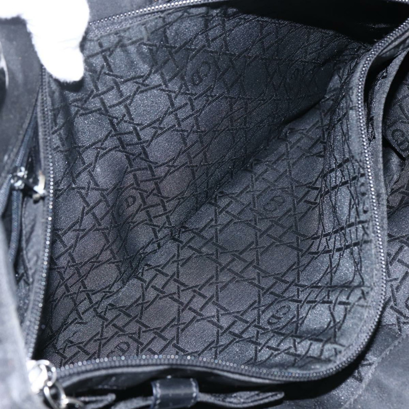 【日本直送】Christian Dior Lady Dior 手提包 尼龍 黑色 銀色 正品 ep13131-21