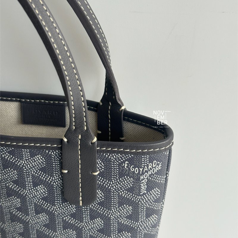 98新🩶 Goyard 戈雅 Poitiers PM Bag 灰-4