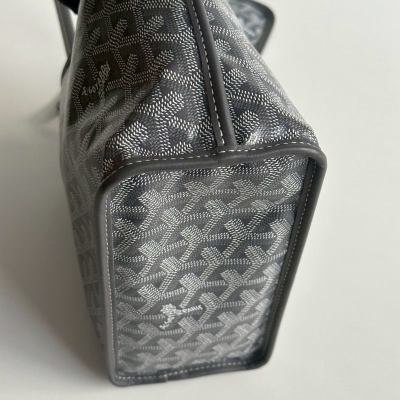 99新🆕 Goyard 戈雅 mini tote bag 灰色 (手繪向日葵與法鬥)-9
