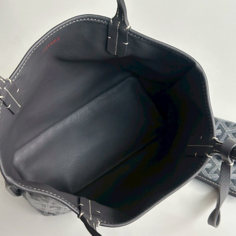 99新🆕 Goyard 戈雅 mini tote bag 灰色 (手繪向日葵與法鬥)-14