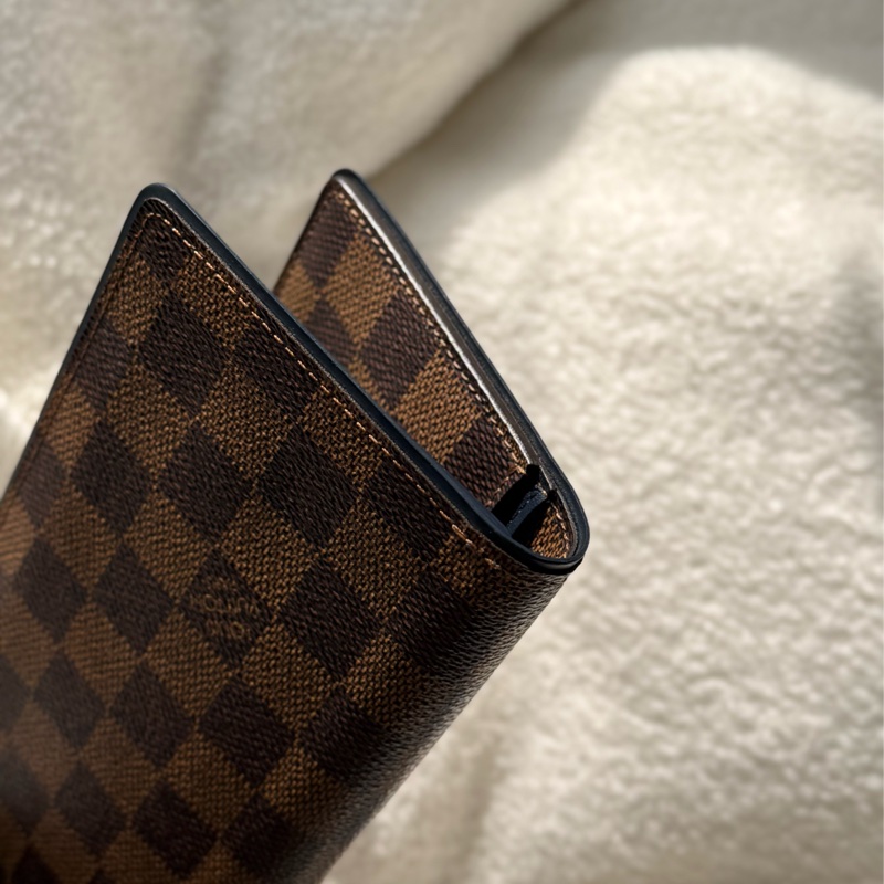 Lv棋盤格長夾 🔹內裏少見深藍拼接-8