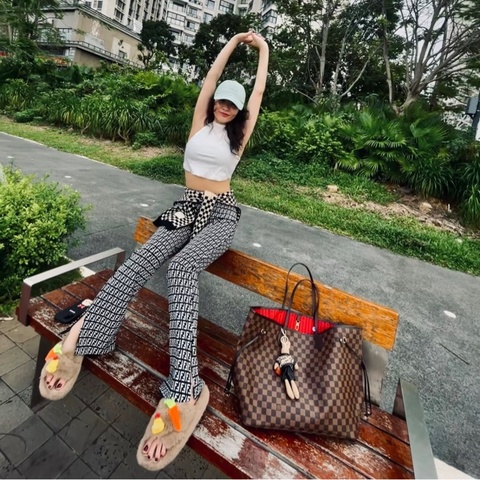 Louis Vuitton Never Full Gm 棋盤格