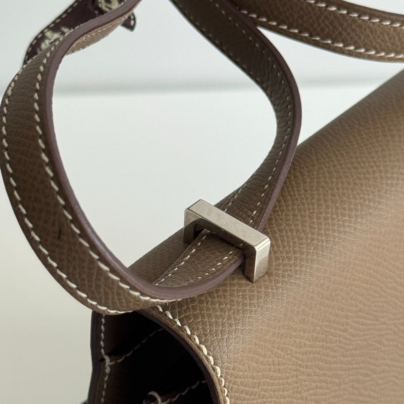 99新🆕 Hermès 愛馬仕 Mini Constance 大象灰色銀釦-7