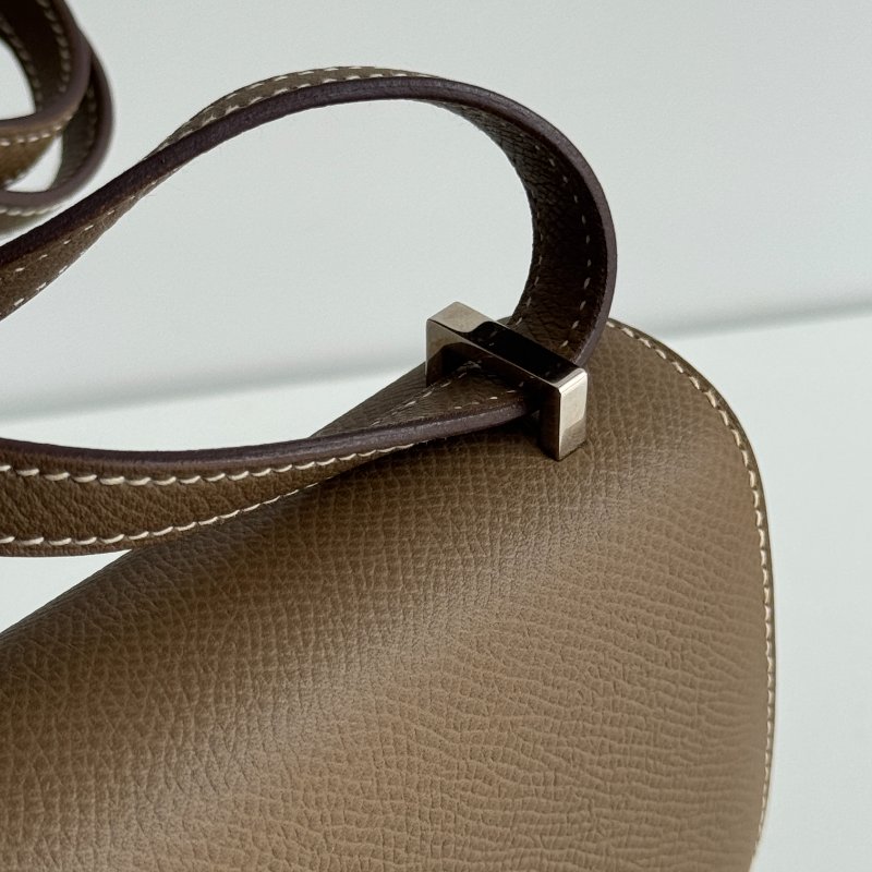 99新🆕 Hermès 愛馬仕 Mini Constance 大象灰色銀釦-8