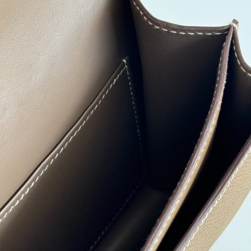 99新🆕 Hermès 愛馬仕 Mini Constance 大象灰色銀釦-15